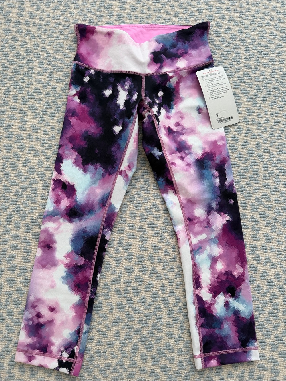lululemon athletica Purple Tie-Dye Active Leggings